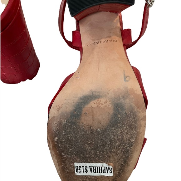 Marciano Shapiro red block heals- size 6 - Picture 4 of 6